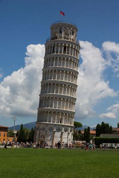 the leaning tower of pisa with text overlay