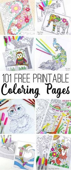 coloring pages with the words, free printable coloring pages for adults and children to color