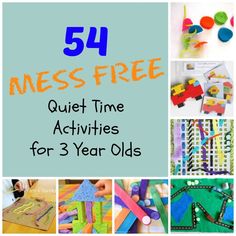 a collage of different activities for children to do with the number five, including letters and