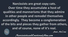 Then they pretend like you copied them, they act like they own the traits they've stolen from others. Copy Cats, Antisocial Personality, Indoor Cats, Gentle Parenting, Personality Disorder, Love Words, How To Better Yourself