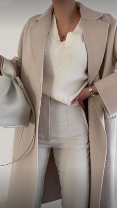 Beige Coat, Classy Work Outfits, Looks Street Style, Stylish Work Outfits, Work Outfits Women