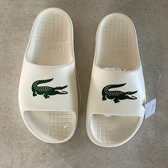 Lacoste Mens Slides Nike Slides Men, Lacoste Streetwear, Lacoste Takkies, Lacoste Tracksuit, Lacoste Shop, Slides For Men, Lacoste White Sneakers, Lacoste Shoes, Lacoste Sneakers