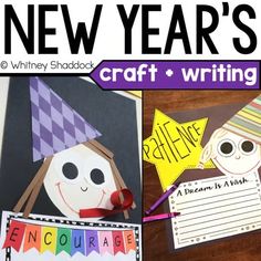 new year's craft and writing activities for kids