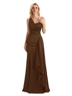 Details Material: soft satin, pongee.Silhouette: MermaidNeckline: One ShoulderLength: Floor-LengthEmbellishment: PleatsStraps: One ShoulderSleeve: SleevelessBack Style: Zipper UpFully Lined: YesBuilt-In Bra: NoBoning: NoSize: General, Plus, Pregnant, JuniorModel's Size: US2 Which Bust 33‘’, Waist 26.5'', Hip 36.5'', Height 69'' with shoes on.Size:Only error is less than 1'' between your real measurements (bust, waist, hip: biggest part of hip, hollow to floor with shoes on) and standard size, th Bridesmaid Dresses Uk, Mermaid Bridesmaid, Prom Dresses Long Mermaid, Mermaid Bridesmaid Dresses, Bridesmaid Dresses Online, Satin Bridesmaid Dresses, Custom Size Dresses, Prom Dresses Online, Stretch Satin