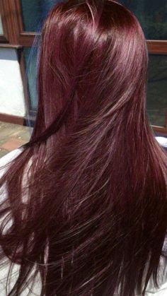 Soft Burgundy Hair, Brown Hair With A Red Tint, Deep Wine Red Hair, Cherry Burgundy Hair, Dyed Asian Hair, Deep Cherry Red Hair, Deep Burgundy Hair Color, Deep Burgundy Hair