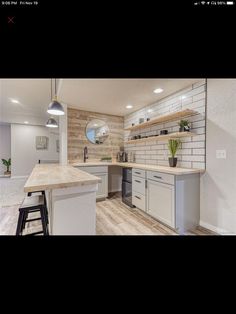 the kitchen is clean and ready for us to use in its new owner's home