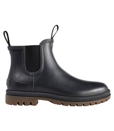 Women's Rain and Snow Boots | Footwear at L.L.Bean Dark Gums, Chelsea Boots Black, Chelsea Boots Women, Thick Socks, Stylish Boots, Clothing Retail, Liner Socks, Rubber Boots, Women's Footwear