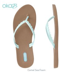 Lightweight. Comfortable. Durable. These women's flip flops are the ideal blend of comfort and style. These sandals are the perfect addition to your summer capsule wardrobe. Available in Camel + Seafoam, Gold Chai, and Sapphire + Signature Blue. Sizing Note: If you are a half size, please size up for proper fit. Sold out in Size 8 and Size 9 in all colors Wrap Swimwear, Flexible Shoes, Comfortable Flip Flops, Women's Flip Flops, Recycling Process, Summer Capsule, Scrap Material, Old Shoes, Summer Capsule Wardrobe