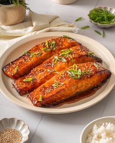 Air Fryer Teriyaki Salmon Orange Teriyaki Salmon, Air Fry Salmon Recipes, Sunomono Salad, Make Teriyaki Sauce, Fried Udon, Salmon Teriyaki Recipe, Teriyaki Tofu