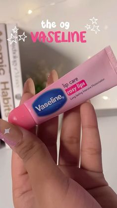 Pink rose lips vaseline skincare Rose Lips Vaseline, Vaseline Rose Lip Balm, Rose Vaseline, Pink Vaseline, Vaseline Products, Lip Balm Aesthetic, Lips Vaseline, Vaseline Lip Care, Vaseline Lip Balm