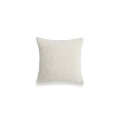 a white pillow on a white background