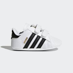 adidas Superstar Shoes - White | adidas US Mickey Shoes, Superstar Shoes, Adidas Shoes Superstar, Adidas Baby, Vintage Basketball, Superstars Shoes, Adidas Trefoil, Street Look, Crib Shoes