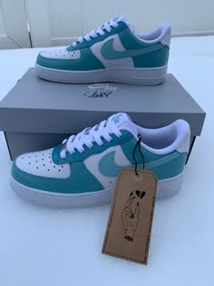 Hand painted waterproof custom air force 1s! Colors are customizable - just shoot me a message for different color options and your size! Men's and Women's sizes available! Please allow 2-3 weeks to order-customize-paint-dry and ship ☕️🎨 Shoes For Females, Cute Air Forces For Women, Nike Shoes Unisex Sneakers, Nike Shoes Women For Sale, Cute Sneakers For Women Nike Shoes Outlet, Colored Air Force 1s, Customized Air Forces, Air Nike Shoes Women, Nike Air Force 1 Colors