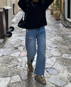 Winery Outfit Chilly, Simple Style Inspiration, T Shirt And Jeans Aesthetic, Matilda Djerf, Fall Fits, Mode Inspo, Mode Vintage, Mode Inspiration