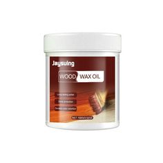 wood wax oil in a white jar on a white background with the words jaysung