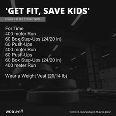 Crossfit Workouts At The Gym, Crossfit Kids Workouts, Weight Vest Workout, Hitt Training, Ufc Workout, Wods Crossfit, Kids Workout, Hotel Workout