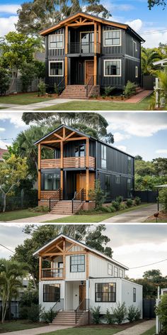 Container House Designs Shipping Container Homes Australia, Container Homes Australia, Cargo Container House, Shipping Container Cabin, Shipping Container Home Designs, Container Cabin, Farmhouse Crafts, Container House Plans, Home Design Plan