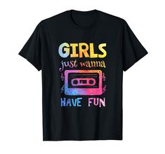 PRICES MAY VARY. Are you looking awesome shirts for women & men to celebrate Birthday? This is Retro Girls Just Wanna Have Fun Nostalgia 1980s 80's a great choice when looking for anyone gifts. These cool unique shirts for women & men are sure to turn heads. Funny 80's girls, fun nostalgia 1980s t-shirt, awesome 80's retro girls, 80's gift, themed birthday parties, 80's top, girls makes, perfect 80's party accessory or costume for 80's fans of any age. Lightweight, Classic fit, Double-needle sle 1980s Themed Party, 90s Outfit Men, 80s Humor, 80's Party, Celebrate Birthday, Girls Just Wanna Have Fun, Girls Fun, Girl D, Top Girls