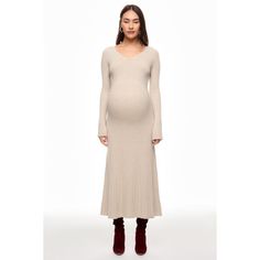 OFF-WHITE: (47%Polyamide, 43%Viscose, 10%Wool) Casual Dresses. V-Neck. Long Sleeve. Pull on. Shoulder to hemline length: 50.5". Imported. Rent The Runway, Sofia, Casual Dresses, Off White, V Neck, Wool, Long Sleeve, Dresses, White