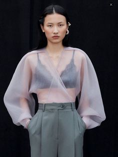 Spring Summer 2024 Fashion Trends, Summer 2024 Fashion Trends, Summer 2024 Fashion, 2024 Fashion Trends, Pushing Boundaries, Organza Top, Spring Summer 2024, Fashion World, 2024 Fashion