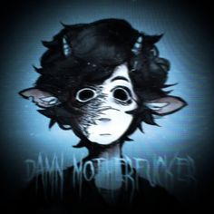 an animated image of a demon with horns on it's head and the words, danobrbridger