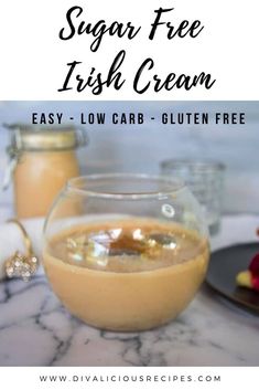 sugar free irish cream is an easy low carb gluten - free dessert