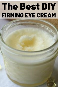 Bloat Remedies, Eye Cream Recipe, Homemade Eye Cream, Belly Bloat, Natural Eye Cream, Firming Eye Cream, Moisturizer For Oily Skin