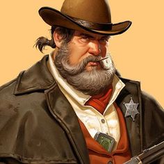 Western Bandit Character Design, Western Character Art, Cowboy Character Art, Dnd Western, Endless Frontier, Western Gunslinger, Western Gunslinger Art, Wild West Games, Weird West