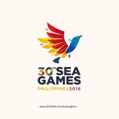 the logo for the 30th sea games in philippines, which is being held on march 29