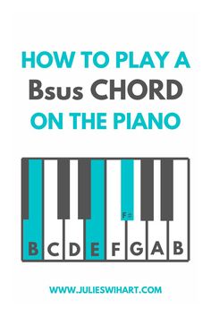 bsus chord piano Minor Scale