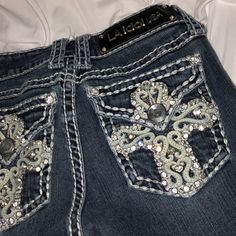 Buy In Bundles & Price Will Drop. Great Condition. Never Worn, Just Tried On. Bootcut Jeans Inseem 32in Low Rise Bling Jeans, Bling Jean Shorts, Cute Boot Cut Jeans, Blinged Jeans, Gem Jeans, Baddie Jeans, Bejeweled Jeans, Sparkly Jeans, Jeweled Jeans