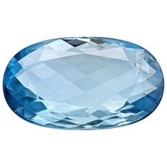 Blue Zircon 17x10.7mm Oval 7.12ct. The gemstone was mined in Cambodia and cut in India. Sapphire Rings, Faceted Gems, Exclusive Jewelry, Gem Stones, Blue Zircon, Blue Sapphire Rings, Blue Gemstones, Faceted Gemstones, Luxury Shop