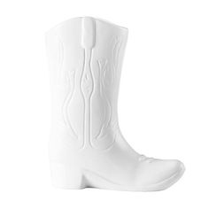 Infuse a touch of Western charm into your home decor with the Urban Shop Cowboy Boot Vase in elegant white. This unique and stylish vase is a perfect blend of urban sophistication and rustic flair. Crafted in the shape of a classic cowboy boot, it adds a whimsical yet tasteful accent to any room. The crisp white finish enhances its versatility, seamlessly complementing various color schemes and interior styles. Standing at the intersection of functionality and artistry, this vase is ideal for sh Cowgirl Boot Centerpieces, Cowboy Boot Centerpieces Western Theme, Ceramic Cowboy Boots Vase, Cowboy Boot Decor, Cowboy Boot With Flowers, Cowboy Boot Centerpieces, Boots And Bubbly, Cowboy Boot Vase, Boot Centerpiece