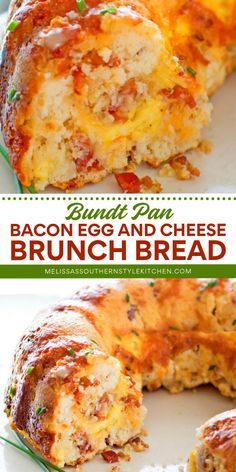 For a hearty holiday brunch idea, try this Bundt Pan Bacon Egg and Cheese Brunch Bread! Loaded with bacon, eggs, and cheddar cheese, this brunch bread is a perfect addition to Christmas morning breakfast and ideal for serving a crowd! Bread In A Bundt Pan, Bundt Pan Recipes, Egg Benedict, Breakfast Recipies, Brunch Bread, Bacon Egg And Cheese, Egg And Cheese, Breakfast Casseroles, Recipes Casserole