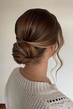 Neat Prom Bun with Framing Pieces Messy Hair Updo, Best Wedding Hairstyles, Long Hair Wedding Styles, Wedding Hair Inspiration, Low Bun, Wedding Hairstyles Updo, Wedding Updo, Wedding Hairstyles For Long Hair, Bridal Hair And Makeup