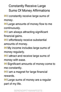 a table with some words on it that are in the middle of an article about money