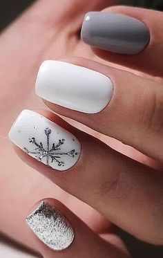 Cute Gel Nails, Short Acrylic Nails Designs, Pretty Christmas, Xmas Nails, Dipped Nails, Fancy Nails