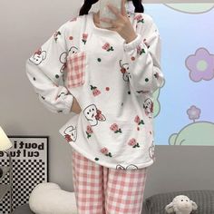 Cute Short Skirt Outfits, Tokyo Clothes, Melody Pajamas, Cute Pijamas, Pjs Outfits, Cute Oc Outfits