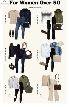 Fun Casual Outfits For Women, Over 50 Outfits For Women, Classic Casual Outfits, Fall Outfits For Women Over 50, White Jeans Summer, Dressy Fall Outfits, What To Wear Tomorrow, Outfits For Women Over 50, October Outfits