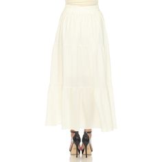 Elevate your fashion game with this flowy and effortlessly chic skirt. This maxi skirt from White Mark boasts a pleated design that adds texture, movement, and a touch of sophistication to your look. Dress it up or down as this skirt is incredibly versatile. Pair it with a tucked in blouse and heels for a sophisticated look or go for a more relaxed vibe with a tucked in tee and sandals and pair it with a jacket on chilly days. It’s perfect for various occasions and style preferences. Spring Relaxed Fit Tiered Maxi Dress, Summer Voluminous Wide-leg Maxi Skirt, Elegant Tiered Skirt With Elastic Waistband, Flowy Wide Leg Maxi Skirt For Day Out, Spring Tiered Maxi Skirt, Spring Flowy Gathered Maxi Skirt, Feminine Tiered Maxi Skirt For Vacation, White Feminine Tiered Maxi Skirt, Flowy Gathered Maxi Skirt For Spring