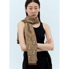 Gg Jacquard Scarf In Cotton And Silk Blend Square Construction Fringe Trims Logo Jacquard Made In Italy 56% Cotton, 44% Silk. Dry Clean Color: Brown Code: 791151 3gc68 9565 Sku: Ln-Guc0257074brn Welcome To The Official Luosophy Poshmark Closet! Luosophy Is A Luxury Brand Reselling Company Founded In San Diego, Ca From 2016. All Our Products Are Imported From Italy And Sold In The Usa. We Do Our Best To Provide High Fashion, Luxury Items At Affordable Prices. We Guarantee All Our Products Are 100 Luxury Gucci Long Sleeve Cardigan, Gucci Bee Scarf, Gucci Cap, Gucci Marmont Belt, Gucci Eyeglasses, Crystal Sunglasses, Gucci Store, Slimmer Belt, Gucci Women