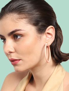 Product Type Earrings Metal Acrylic Color peach Plating Gold-Plated Closure hook Chic Pink Round Earrings, Trendy Rose Gold Pierced Earrings, Rose Gold Hoop Earrings With Ear Wire For Party, Trendy Rose Gold Hoop Earrings, Chic Pink Hoop Jewelry, Trendy Wrap Earrings With Ear Wire, Elegant Blush Earrings, Feminine Hoop Earrings For Pierced Ears, Trendy Beige Drop Earrings