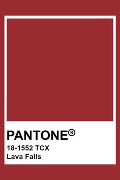 Lava Falls Pantone, Lava Color Palette, Roselle Tea, Fire Whirl, Pantone Trends