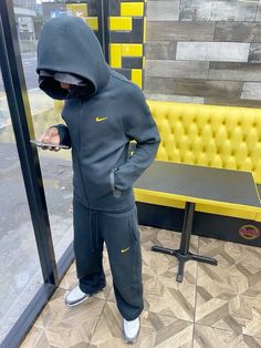 Black Cat Outfit, Nike Tracksuits, Bape Hoodie, Streetwear Fits, Boys Fits, Hoodie Fits, Streetwear Outfits, Boys Top, Art Clothes