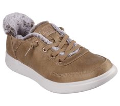 Treat your paws to an easy-wear favorite with Skechers Hands Free Slip-ins BOBS from Skechers Skip Cute - B Cute Snug. Designed with our exclusive Heel Pillow , this cozy slip-on features a vegan leather upper with faux-fur trim, tied-off decorative laces, and a cushioned Skechers Memory Foam insole. For every BOBS purchase, a donation is made to animals in need. | Skechers Women's Slip-ins: BOBS Skip Cute - B Cute Snug Slip-On Shoes | Medium Width | Skechers Hands Free Slip-ins for an easy fit | Exclusive Heel Pillow holds your foot securely in place | Skechers Memory Foam cushioned comfort insole | No-Tie Fit for ease of wear | Crafted with 100% vegan materials | Vegan leather upper with faux-fur trim and tied-off decorative laces | Flexible traction outsole | 3/4-inch heel height | BOBS Sketchers Shoes For Women, Sketchers Shoes, Summer Clearance Sale, Skechers Memory Foam, Summer Clearance, Wide Shoes, Skechers Women, 4 Inch Heels, Fur Trim