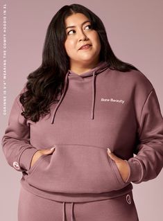 Your go-to for staying comfy year round, thanks to a super soft fleece interior you just might want to live in. Pairs perfectly with our Comfy Sweatpants (sold separately). Selena Gomez Makeup, What Makes You Unique, Comfy Sweatpants, Annual Sale, Rare Beauty, In Pairs, Beauty Logo, Comfy Hoodies, Relaxation