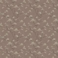 a brown and white wallpaper with small flowers on the top of it's surface