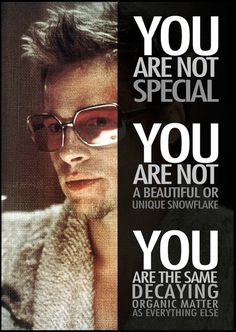 the poster for you are not special