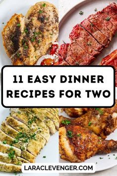 11 easy dinner recipes for two that are perfect for the family to enjoy and share