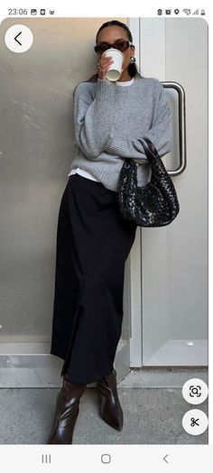 Rok Outfit, Work Fits, Winter Skirt, Looks Street Style, Fall 24, 가을 패션, Autumn Outfit, Mode Inspiration, Looks Style